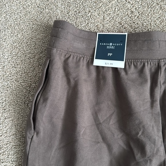 Karen Scott Brown Straight Leg Pants - Picture 9 of 9